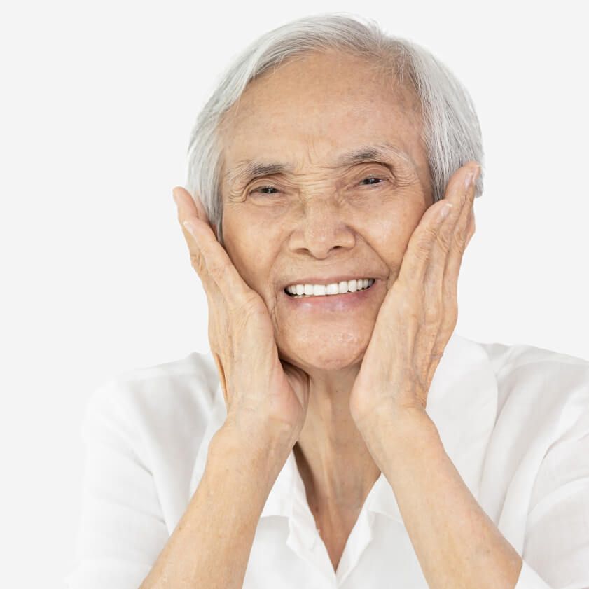 A dental implant for an elderly person | Kokua Smile